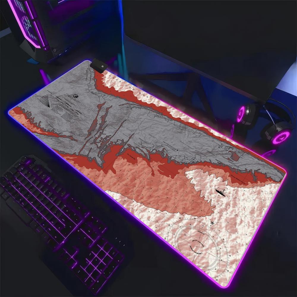 Mouse Pad Extended Rgb - لوحة ماوس Jaws Movie Ocean S