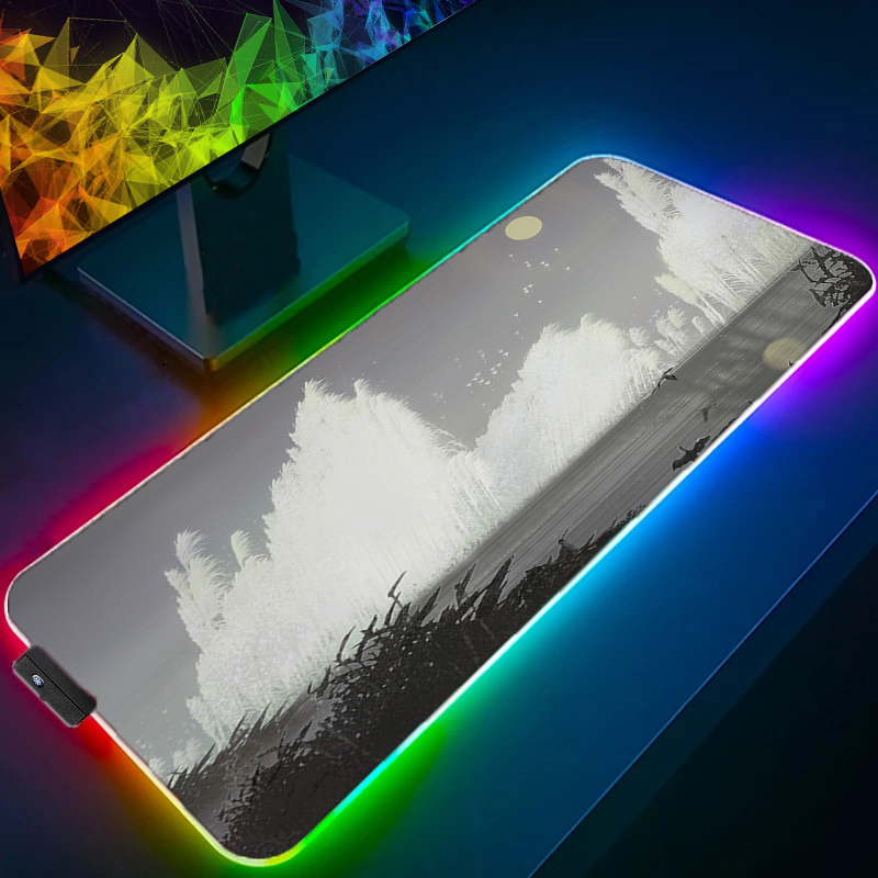 Mouse Pad Extended Rgb - لوحة ماوس RGB LED متعددة الحجم