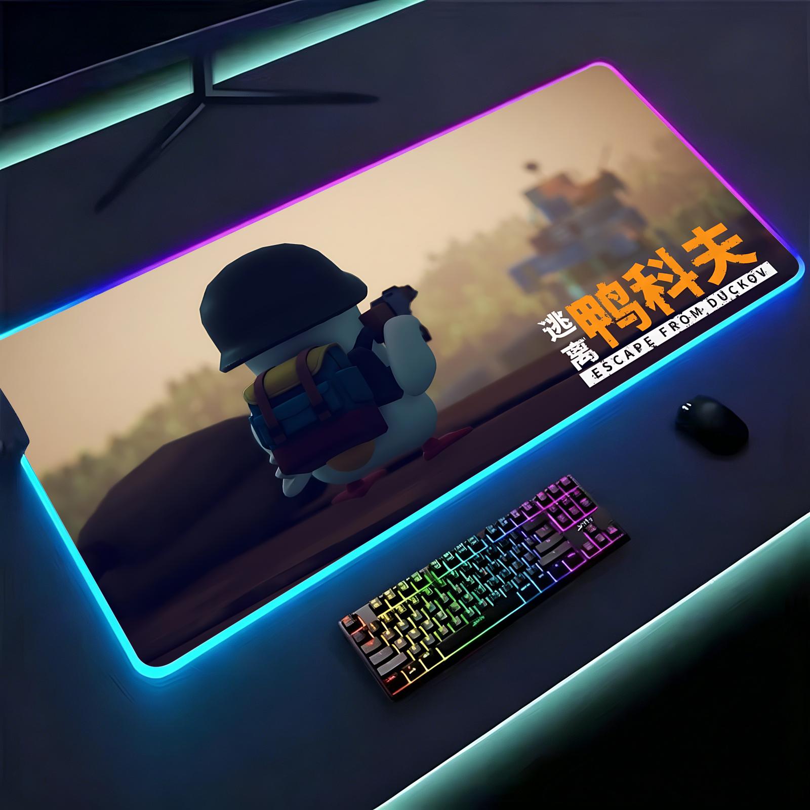 Mouse Pad Extended Rgb - لوحة ماوس كبيرة للألعاب الإلكترونية مزودة