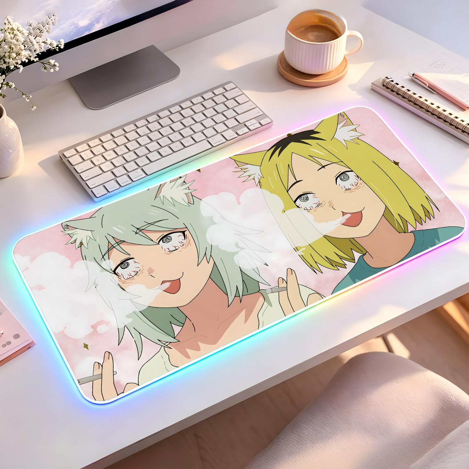 Mouse Pad Extended Rgb - لوحة ماوس كبيرة بإضاءة خلفية RGB