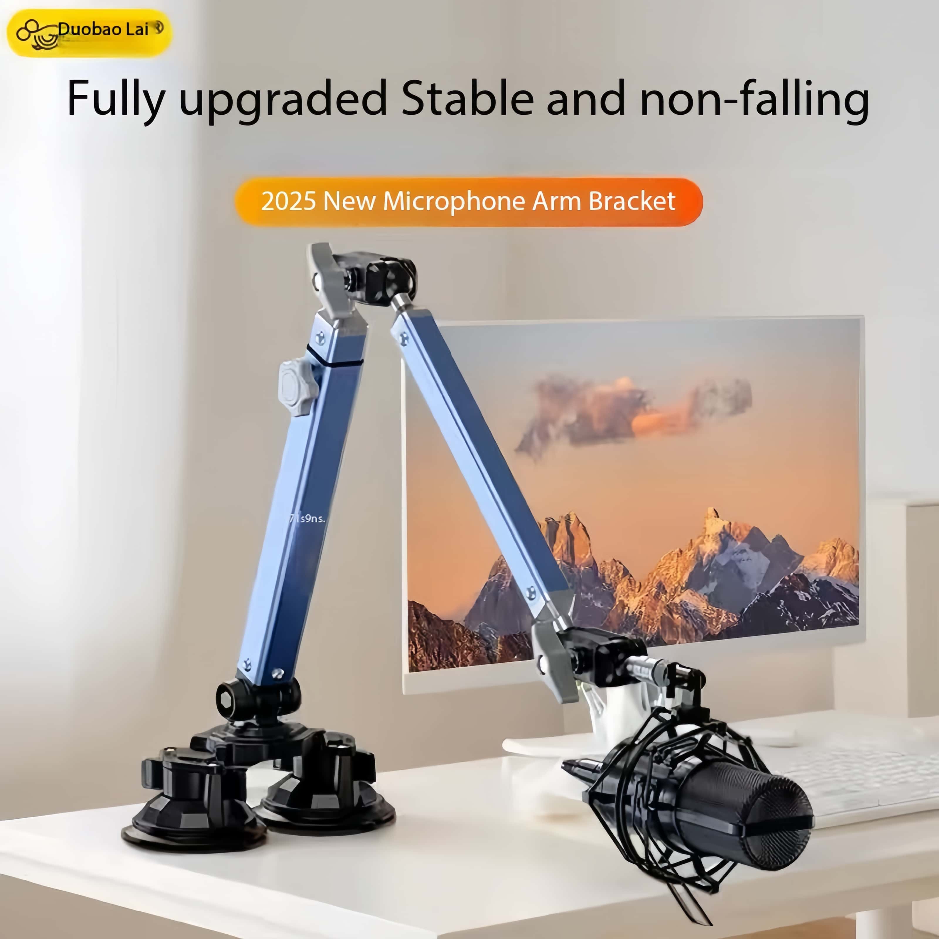 Microphone Arm Boom - حامل ميكروفون احترافي مرن بذراع مقص