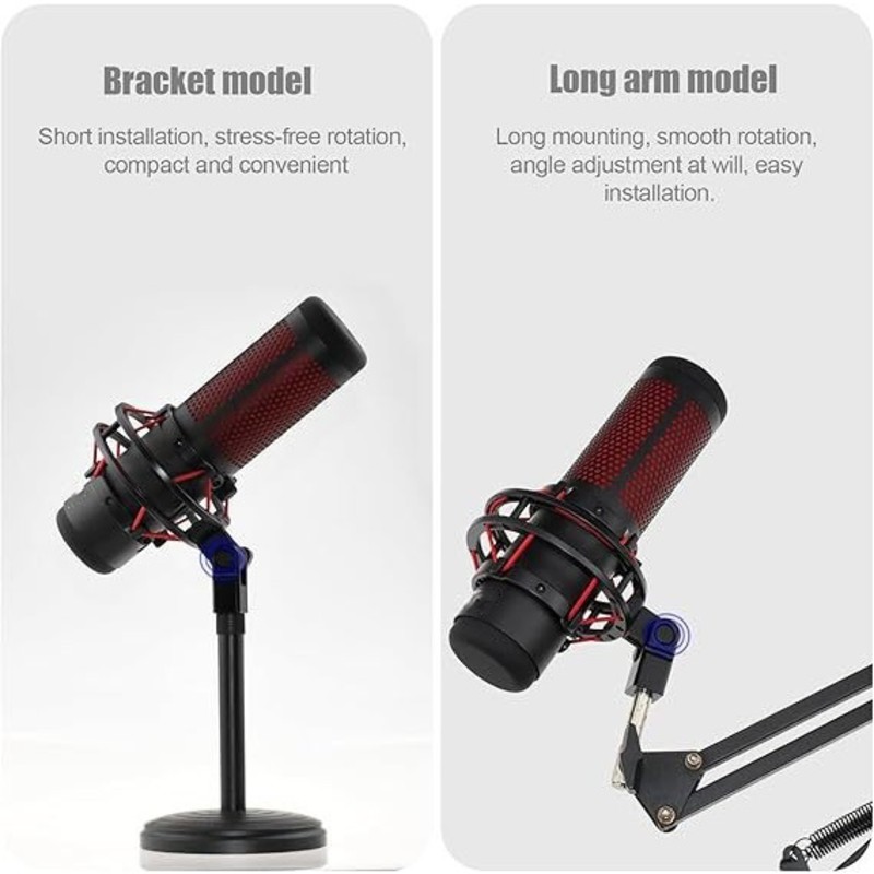 محول ميكروفون DT76 مقاس 3/8 بو - مراجعة Microphone Arm Boom وسعره