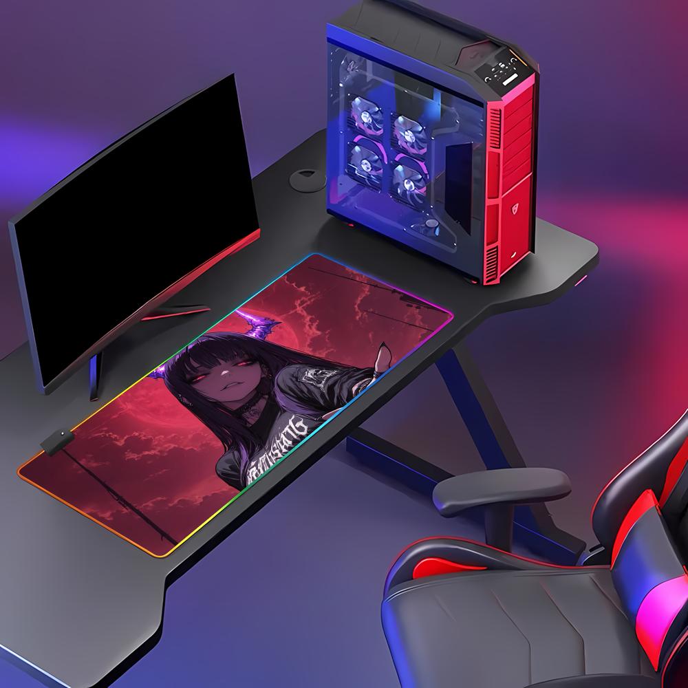 لوحة ماوس ألعاب كبيرة من HYBXA - مراجعة Mouse Pad Extended Rgb وسعره