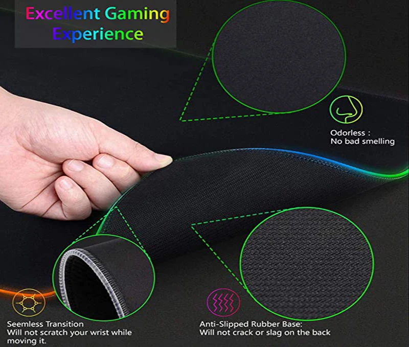 RGB اليابان الساموراي المحارب  - مراجعة Mouse Pad Extended Rgb وسعره