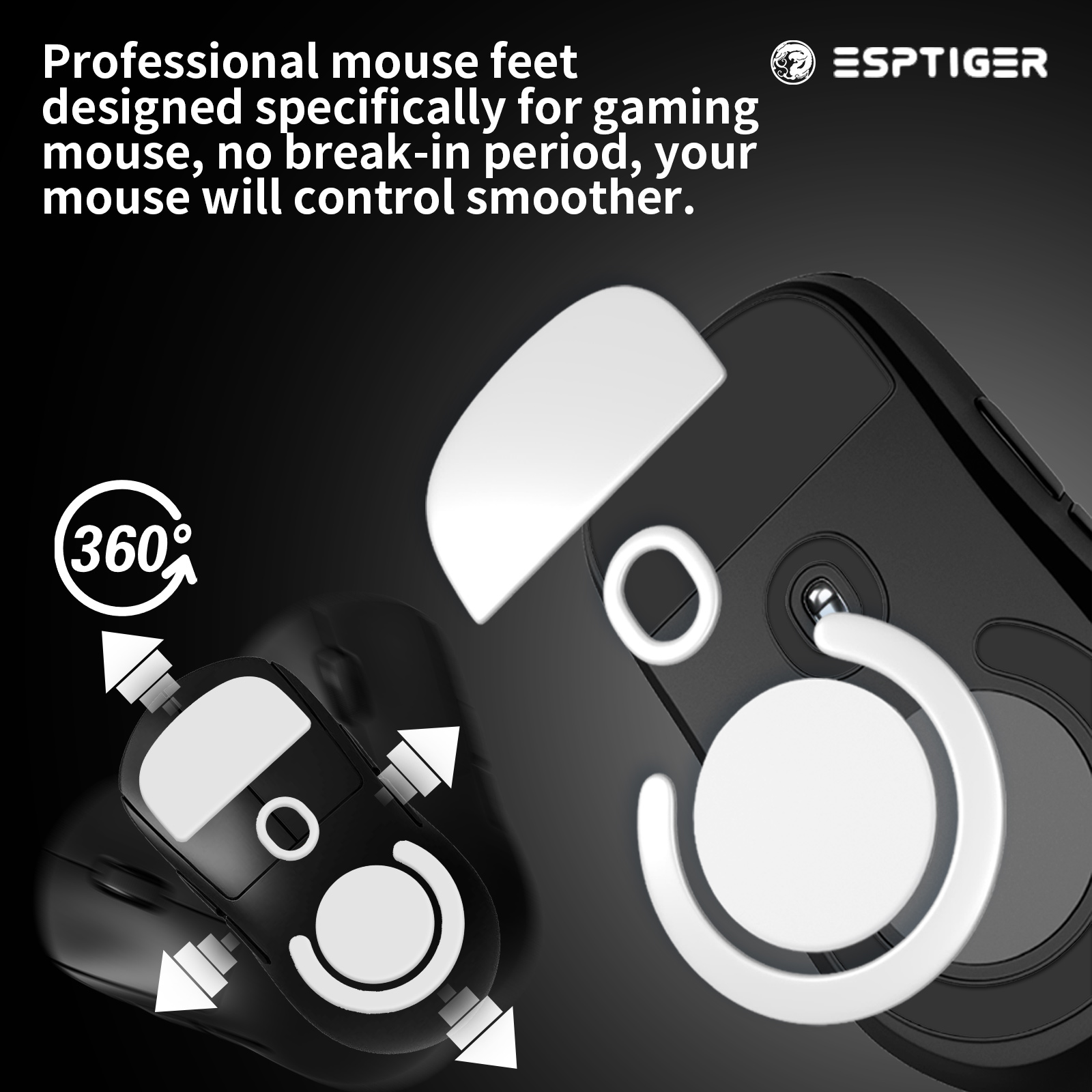 حزمة واحدة من أقدام ماوس الألع - مراجعة Logitech Mouse G Pro X Superlight وسعره