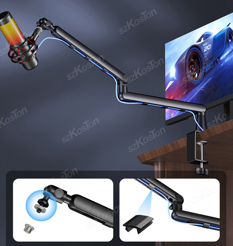 ذراع ميكروفون احترافي منخفض ال - مراجعة Microphone Arm Boom وسعره