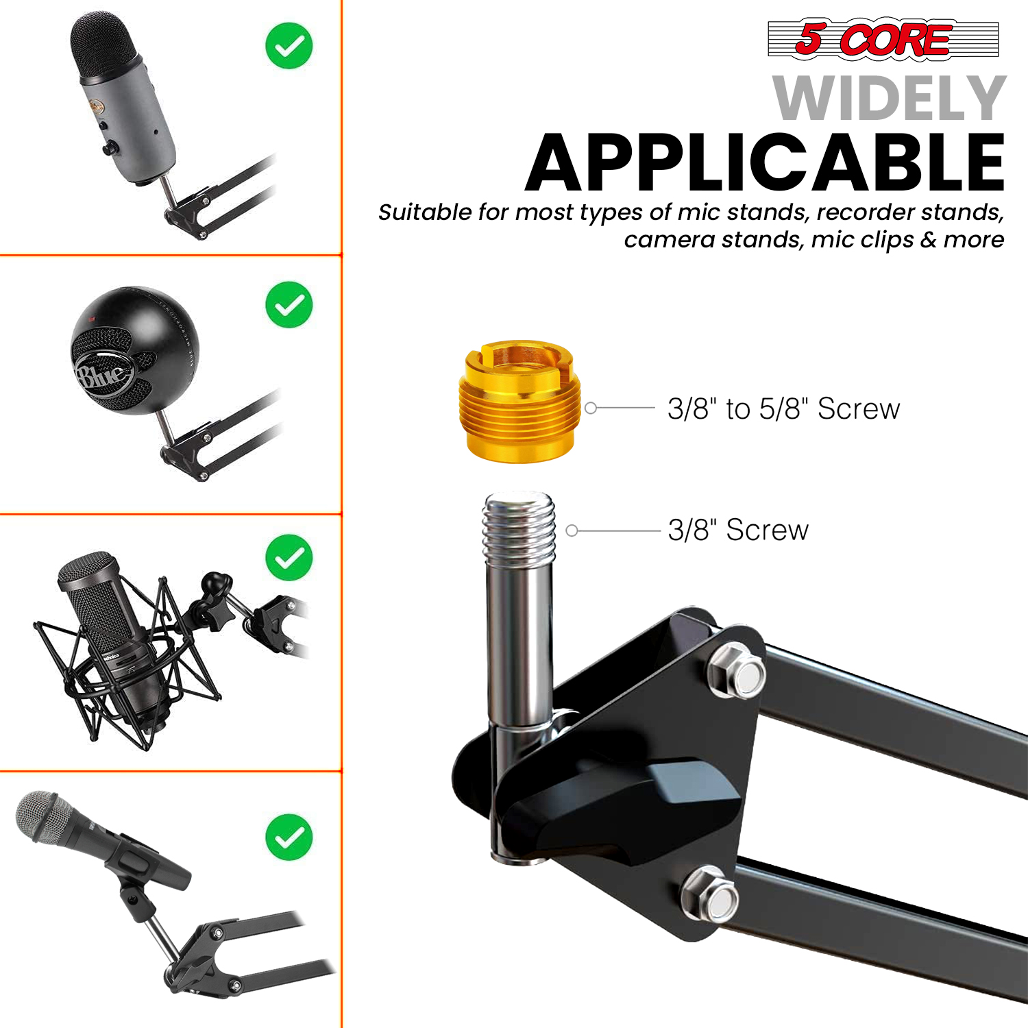 حامل ميكروفون بـ 5 محاور مع ذر - مراجعة Microphone Arm Boom وسعره
