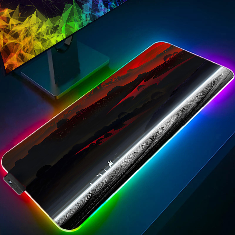لوحة ماوس RGB LED متعددة الحجم - مراجعة Mouse Pad Extended Rgb وسعره