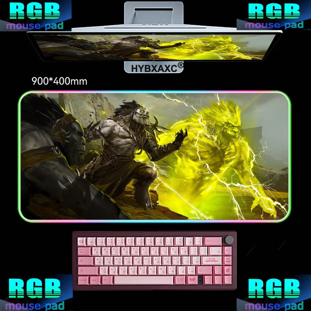 لوحة ماوس RGB LED HD Guild War - مراجعة Mouse Pad Extended Rgb وسعره
