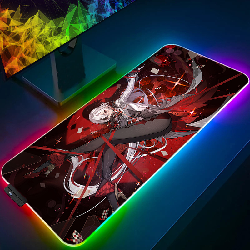 لوحة ماوس ألعاب LED للكمبيوتر  - مراجعة Mouse Pad Extended Rgb وسعره