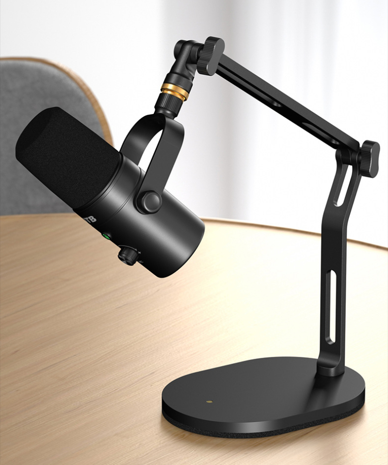حامل ميكروفون مكتبي قابل للطي  - مراجعة Microphone Arm Boom وسعره