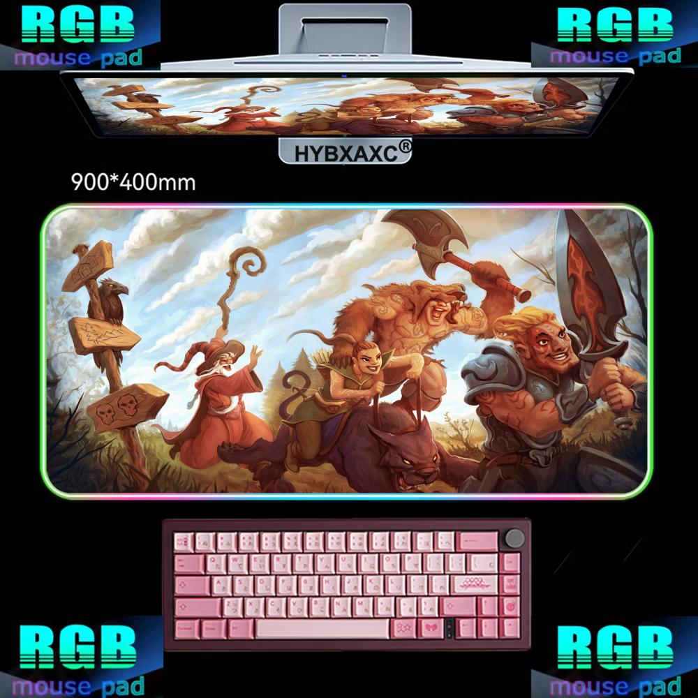 لوحة ماوس LED عالية الدقة RGB  - مراجعة Mouse Pad Extended Rgb وسعره