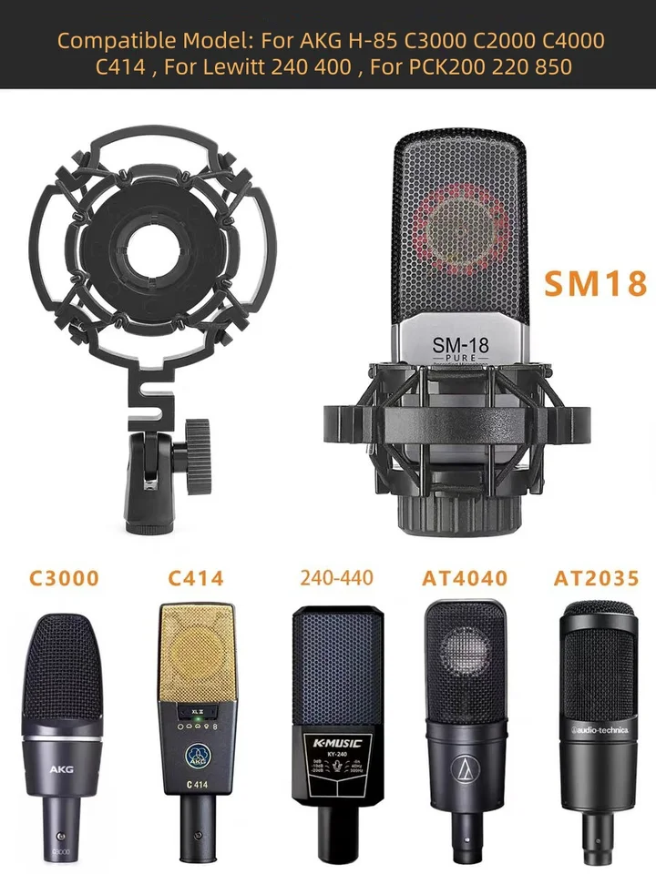 حامل ميكروفون مضاد للاهتزاز مع - مراجعة Microphone Arm Boom وسعره