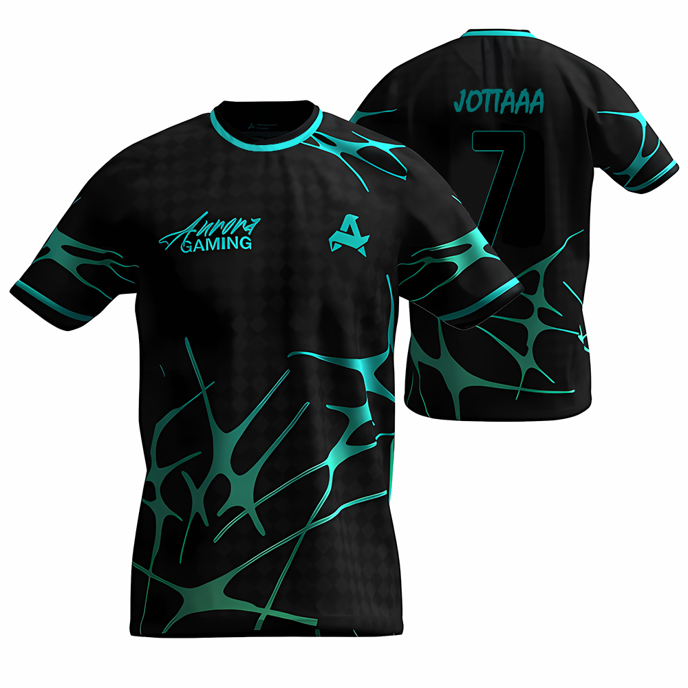 زي صيفي جديد لنادي أورورا للأل - مراجعة Custom Esports Gaming Jersey وسعره