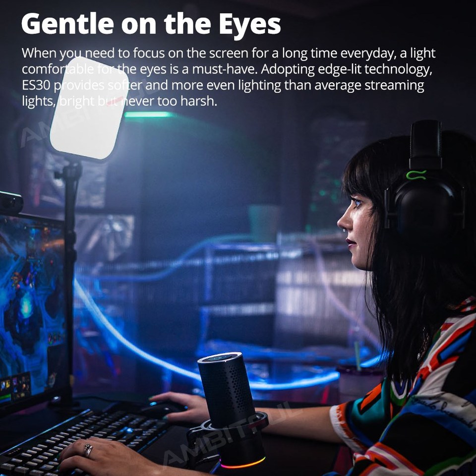 إضاءة LED للألعاب من Godox طرا - مراجعة Esports Gaming Photo وسعره