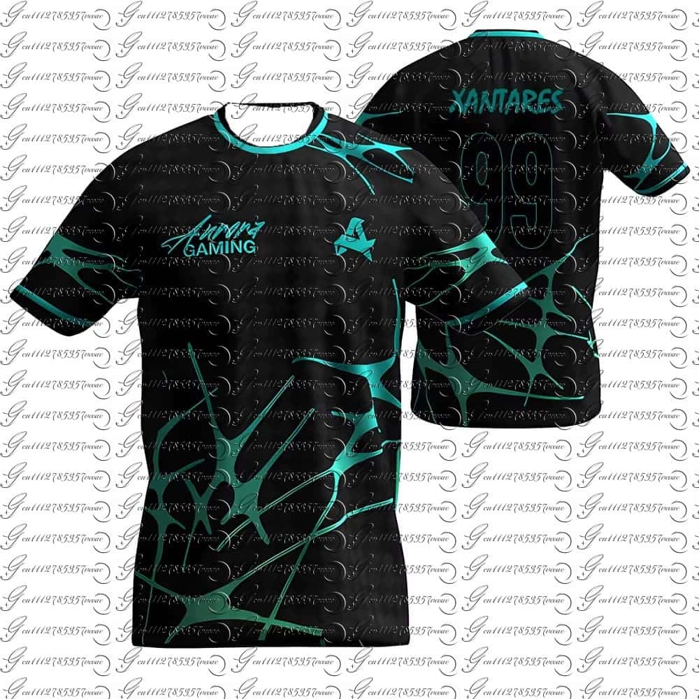 أطقم صيفية جديدة لنادي أورورا  - مراجعة Custom Esports Gaming Jersey وسعره