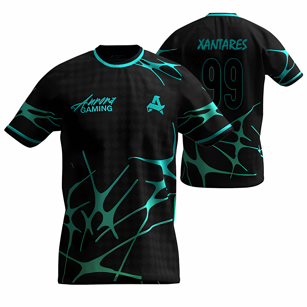 أورورا الألعاب الرياضية الإلكت - مراجعة Custom Esports Gaming Jersey وسعره