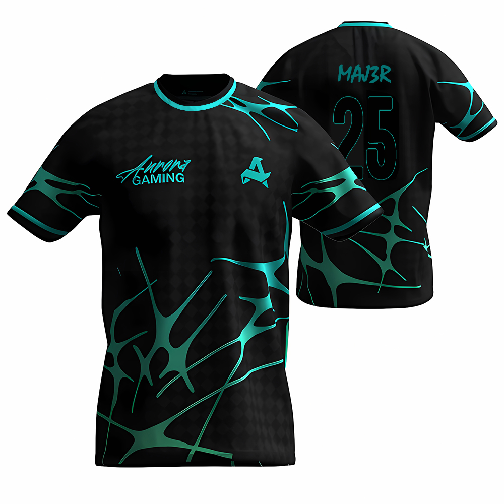 أورورا الألعاب الرياضية الإلكت - مراجعة Custom Esports Gaming Jersey وسعره